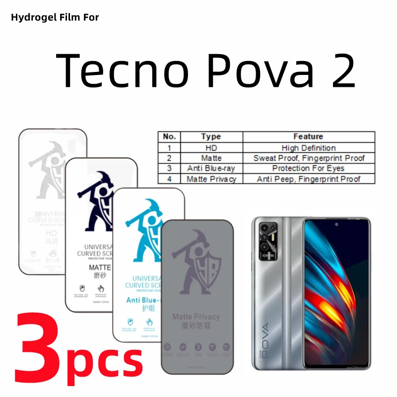 Гидрогелевая пленка для Tecno Pova 2, матовая защитная пленка для защиты глаз от шпионов, 3 шт.
Гидрогелевая пленка для Tecno Pova 2, матовая защитная пленка для защиты глаз от шпионов, 3 шт.