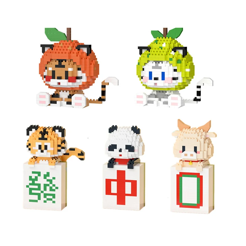 Мини-кубики MOC Orange Tiger, большая фортууэ и большая прибыль, панда, тигр, маджонг, микро-кубики, игрушки для детей, подарок
Мини-кубики MOC Orange Tiger, большая фортууэ и большая прибыль, панда, тигр, маджонг, микро-кубики, игрушки для детей, подарок