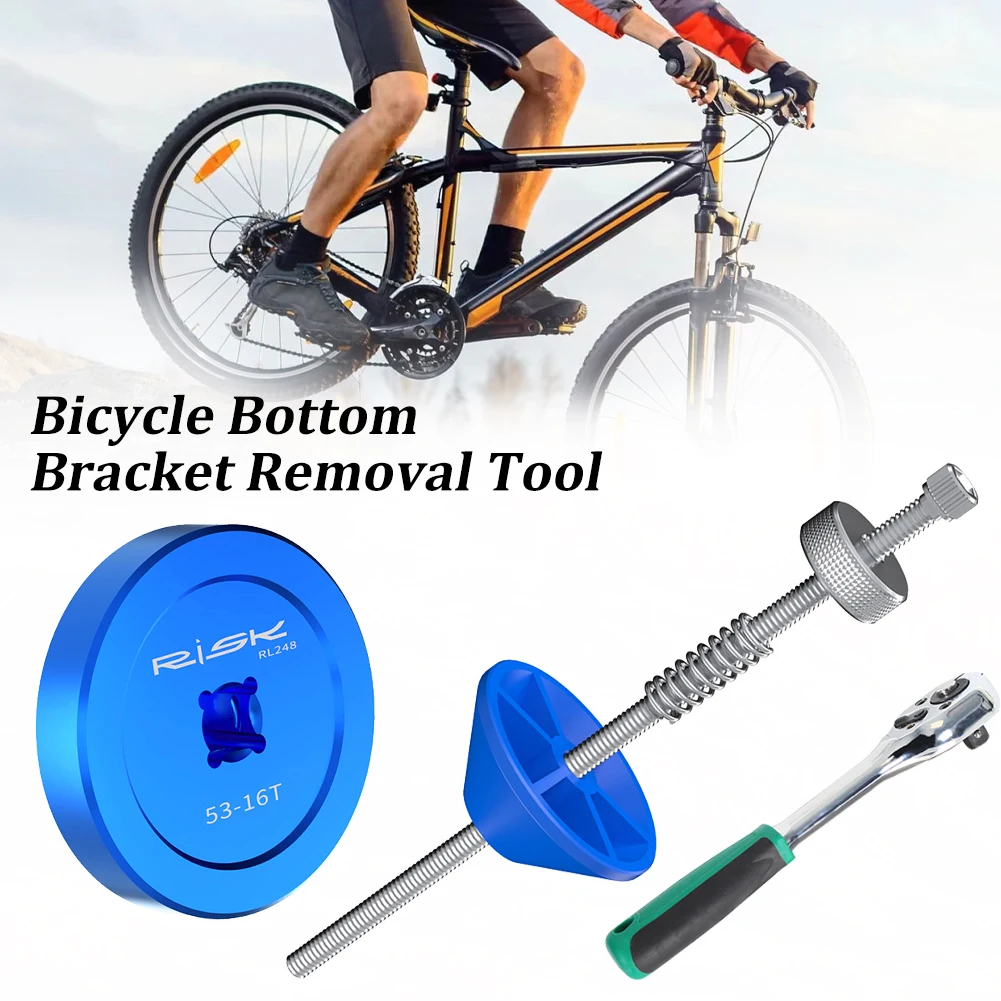 

3/8" Ratchet Wrench Bicycle Bottom Bracket Removal Tool T45 Threaded Center Shaft Removal Assembly Tool For COLNAGO Bike Repair
