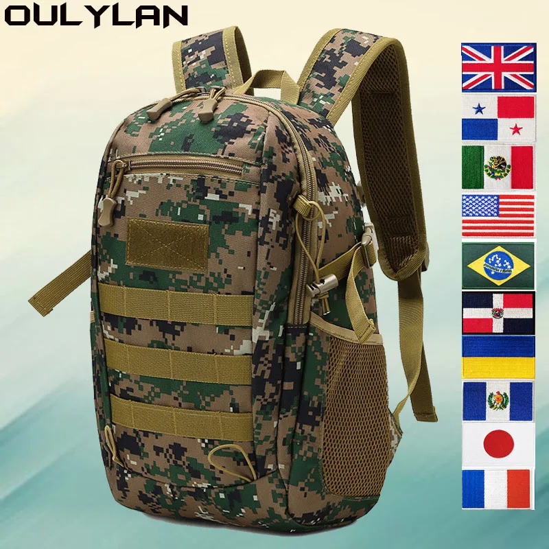 Oulylan Cycling Travel Small Backpack 600D Encryption Bylon Sturdy Waterproof Tactical Military Rucksack Boy Girls Bag Camping
Oulylan Cycling Travel Small Backpack 600D Encryption Bylon Sturdy Waterproof Tactical Military Rucksack Boy Girls Bag Camping