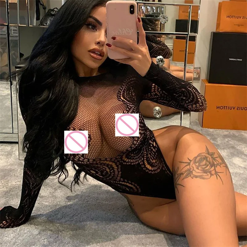 Оптовая продажа, женское сексуальное прозрачное нижнее белье, прозрачное Сетчатое боди с длинным рукавом для взрослых и зрелых женщин
Оптовая продажа, женское сексуальное прозрачное нижнее белье, прозрачное Сетчатое боди с длинным рукавом для взрослых и зрелых женщин