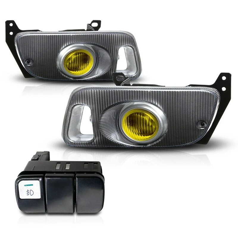 1 Pair Amber Fog Lights Driving Lamps Driving Bumper Fog Lights Lamps for Honda Civic 1992-1995
1 Pair Amber Fog Lights Driving Lamps Driving Bumper Fog Lights Lamps for Honda Civic 1992-1995