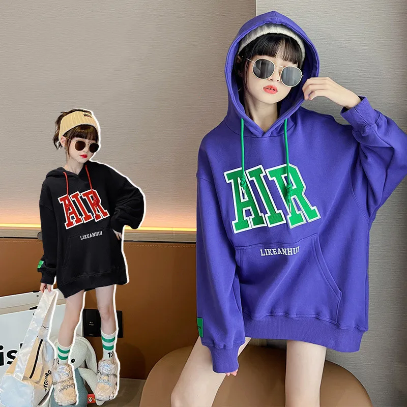 New Girls Hoodie Sweatshirt Teenager Letter Printed Long Sleeve Oversized Pullover Kids Streetwear Harajuku Vintage Tops 6 8 10Y
New Girls Hoodie Sweatshirt Teenager Letter Printed Long Sleeve Oversized Pullover Kids Streetwear Harajuku Vintage Tops 6 8 10Y