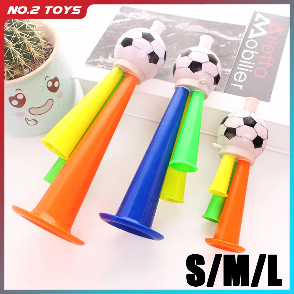

Ball game Cheer Club Plastic Horn Football Game Fans Cheerleading Props Kid Trumpet Toy New Cheering Soccer Games Speaker