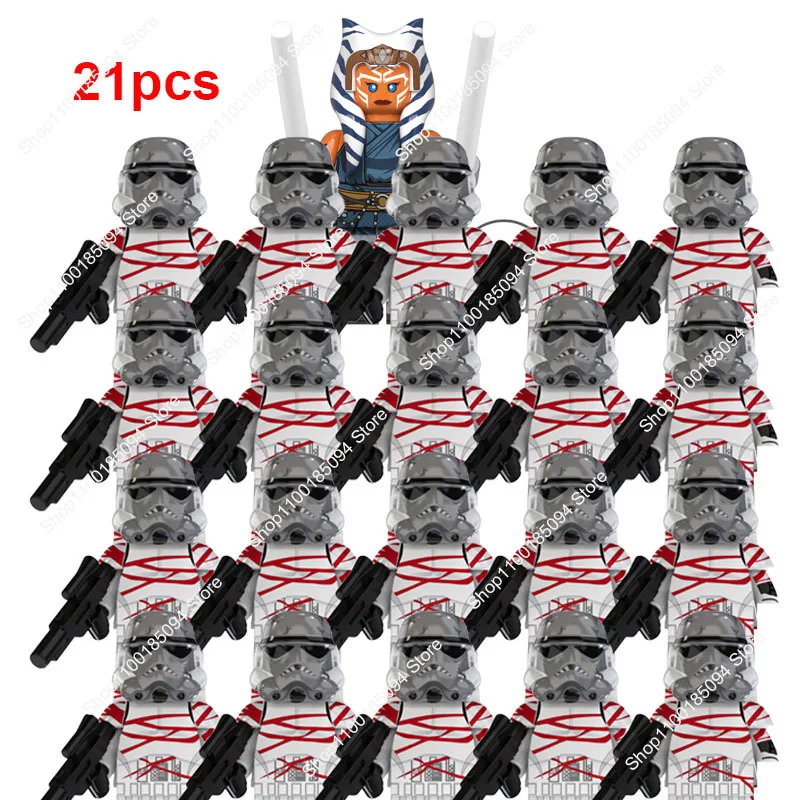 Bandai 21 шт. 501st Легион солдаты аналог Ahsoka штурмоперы сборные строительные блоки звезды Мини фигурки кирпичи экшн-Фигурки игрушки
Bandai 21 шт. 501st Легион солдаты аналог Ahsoka штурмоперы сборные строительные блоки звезды Мини фигурки кирпичи экшн-Фигурки игрушки