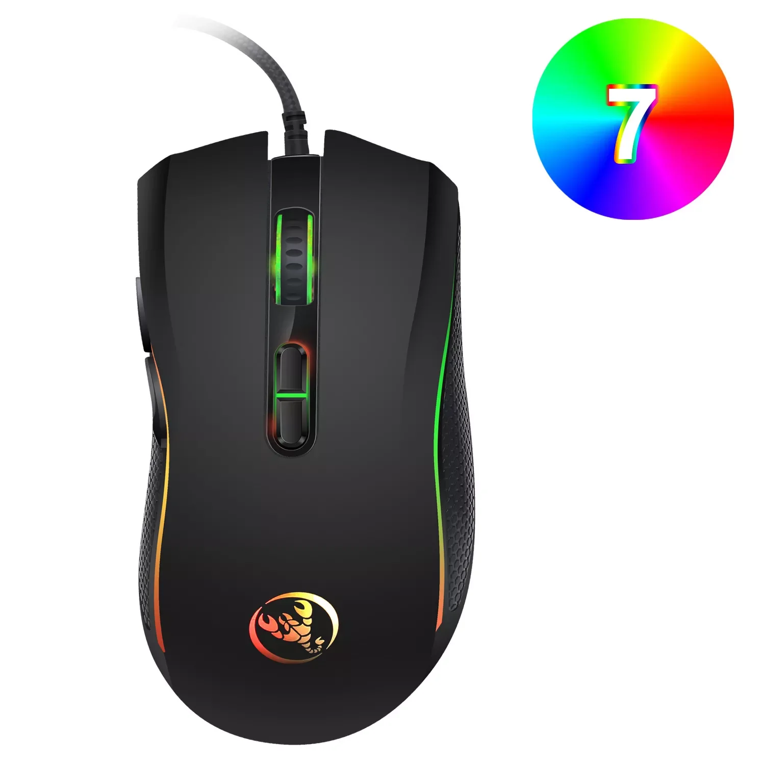 2023 Hongsund High-end optical professional gaming mouse with 7 bright colors LED backlit and ergonomics design For LOL CS plac
2023 Hongsund High-end optical professional gaming mouse with 7 bright colors LED backlit and ergonomics design For LOL CS plac