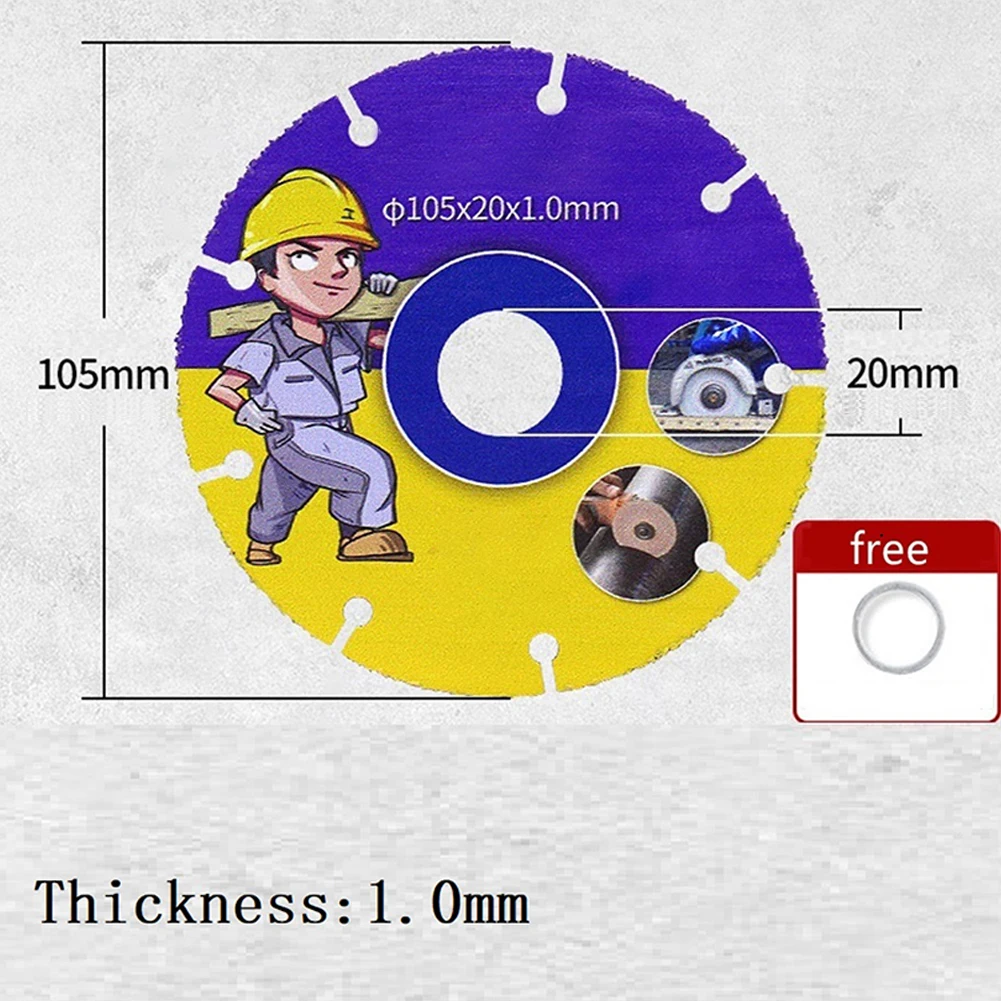 1PCS Brazed Diamond Saw Blade Dry Wet Cutting Disc For Steel Metal Ston Iron Rebar Aluminum Angle Grinder Woodworking Tools
1PCS Brazed Diamond Saw Blade Dry Wet Cutting Disc For Steel Metal Ston Iron Rebar Aluminum Angle Grinder Woodworking Tools