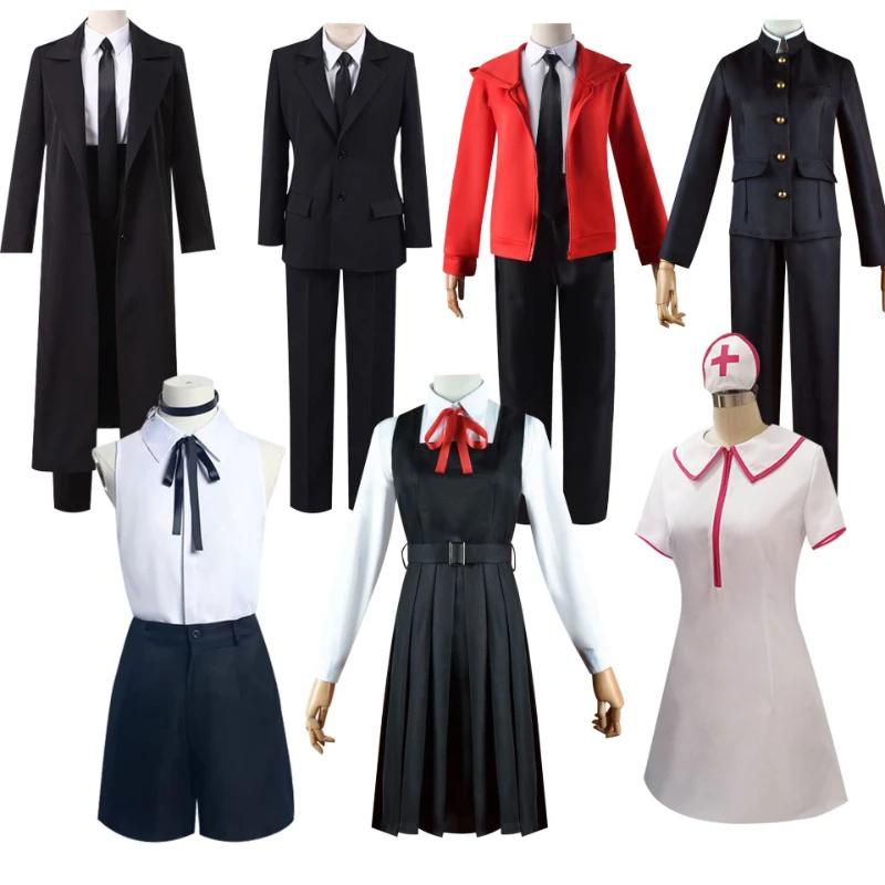 Chainsaw Man Cos Three Eagle Facing Machima Demon Hunter Pava JT Kuan Wen Cos Female Nurses' Uniform War Demon
Chainsaw Man Cos Three Eagle Facing Machima Demon Hunter Pava JT Kuan Wen Cos Female Nurses' Uniform War Demon