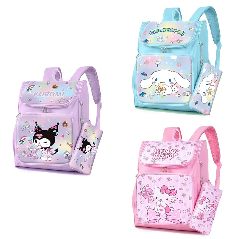 Sanrios Kawaii Hello Kittys рюкзак аниме My Melody Cinnamoroll Kuromi мультфильм милый Pu кожаный Прозрачный детский школьный рюкзак подарок
Sanrios Kawaii Hello Kittys рюкзак аниме My Melody Cinnamoroll Kuromi мультфильм милый Pu кожаный Прозрачный детский школьный рюкзак подарок