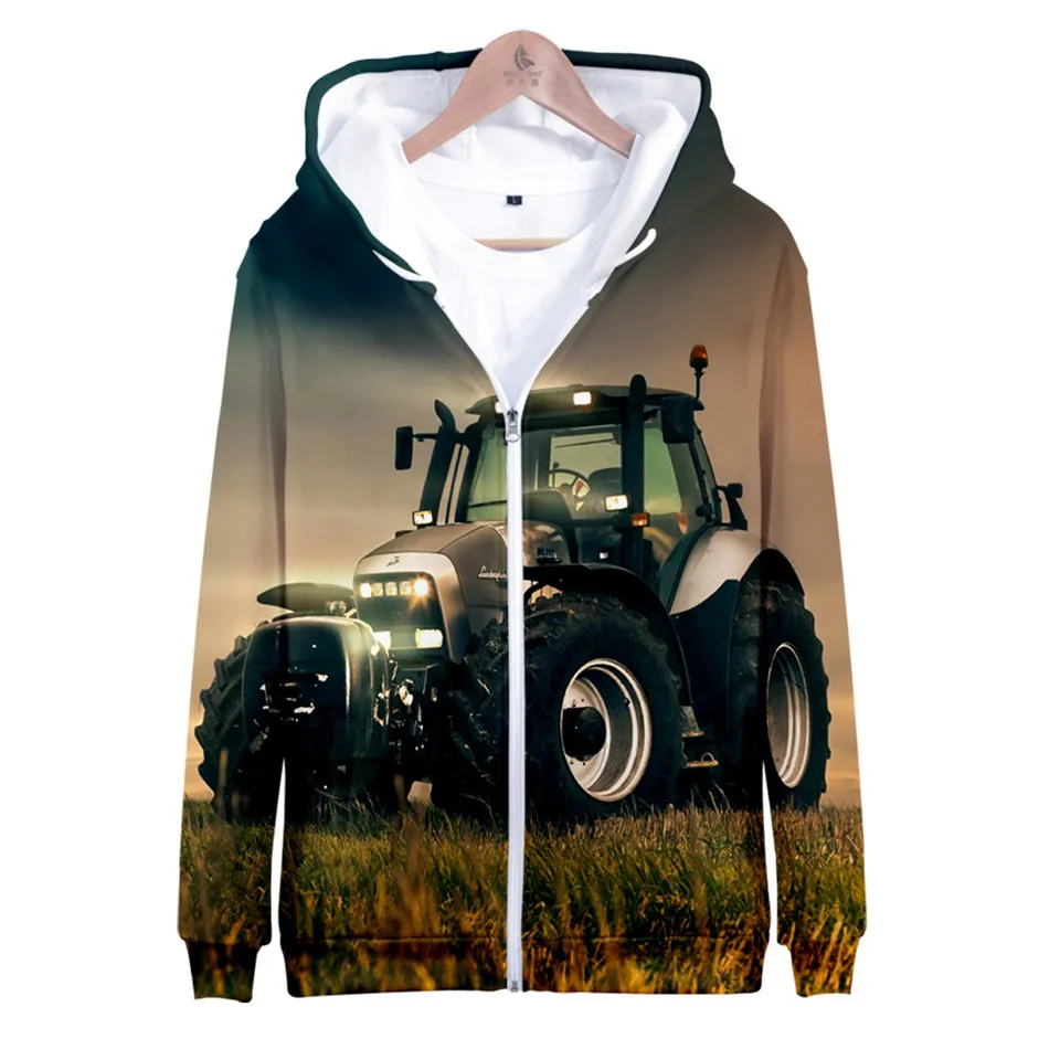 Kids hoodies Tractor Pattern 3D zip hoodie sweatshirt boys girls car cartoon coats and Jacket children Clothes
Kids hoodies Tractor Pattern 3D zip hoodie sweatshirt boys girls car cartoon coats and Jacket children Clothes