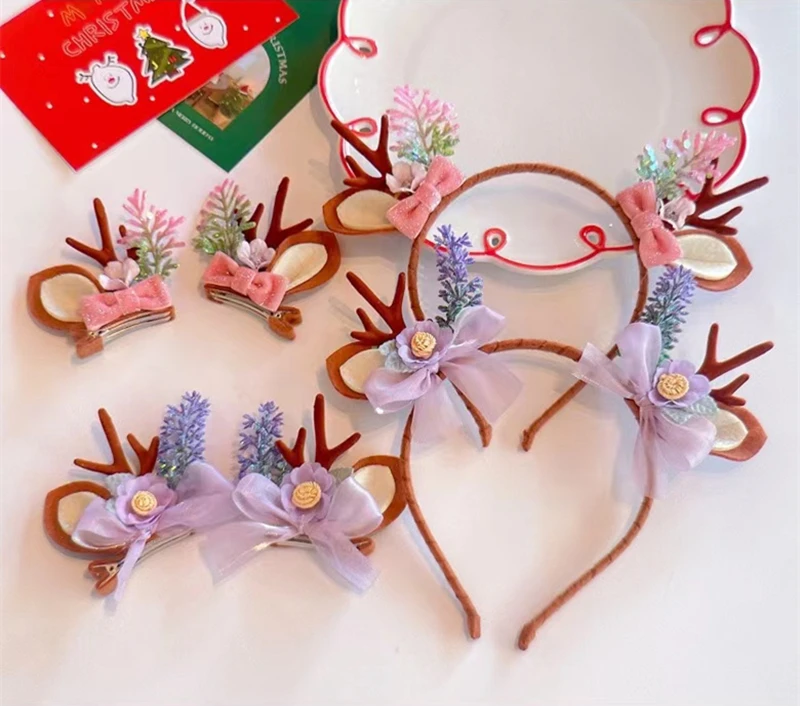 10Pcs/Lot New Cute Christmas Antlers Baby Hairpins Kids Girls Hair Clips Hair Accessories Princess Hairpin Children Headband
10Pcs/Lot New Cute Christmas Antlers Baby Hairpins Kids Girls Hair Clips Hair Accessories Princess Hairpin Children Headband