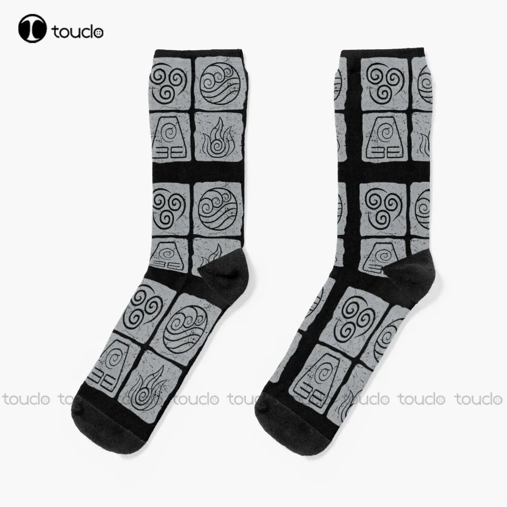 

Avatar The Last Airbender Avatar Elements Socks Sports Socks Personalized Custom Unisex Adult Teen Youth Socks New Popular 1Pair