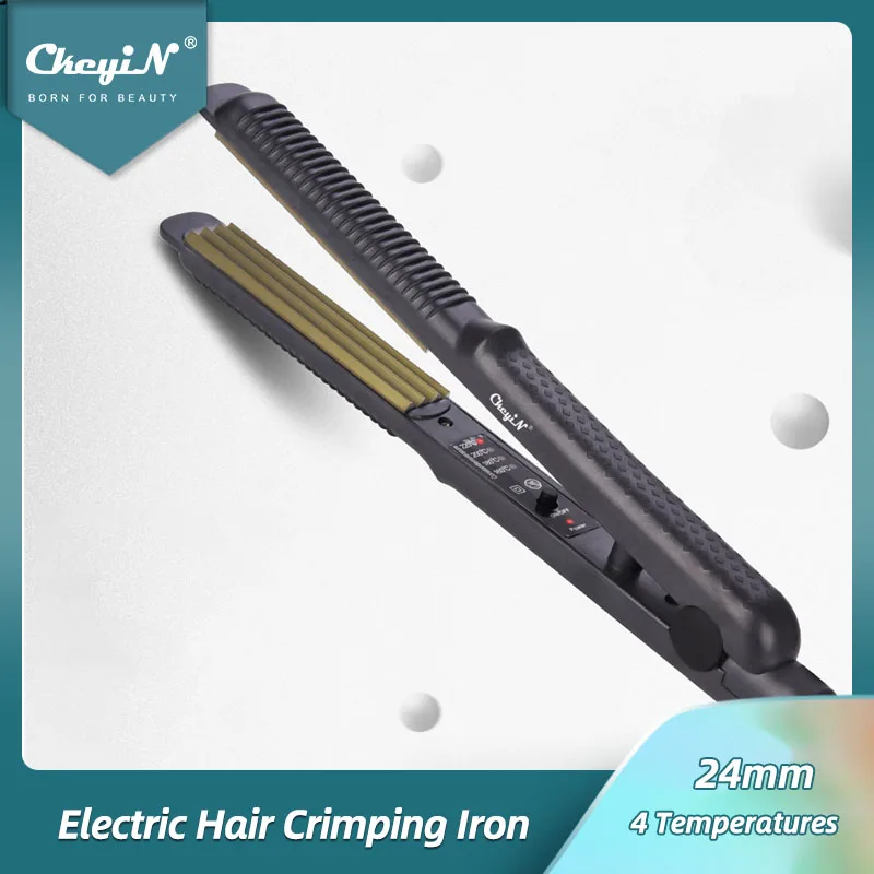 

Fast Heating Corrugated Hair Curler Crimper Corrugation Flat Iron Fluffy Small Waves Corn Perm Splint Curling Irons Hair Waver