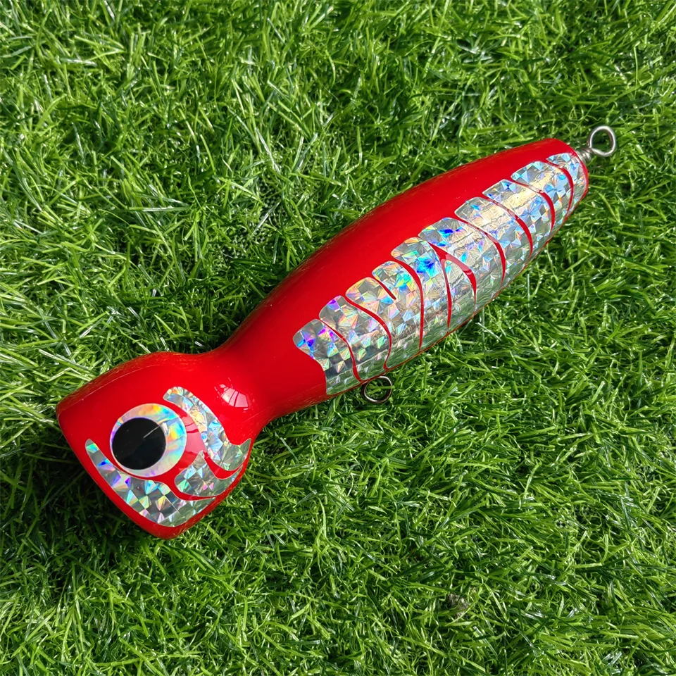 Topwater Big Game Gamma Poper Wooden Stickbait Surface Trolling Lure 160mm/110g Boat Fishing Artificial Carpenter Bait Lure
Topwater Big Game Gamma Poper Wooden Stickbait Surface Trolling Lure 160mm/110g Boat Fishing Artificial Carpenter Bait Lure