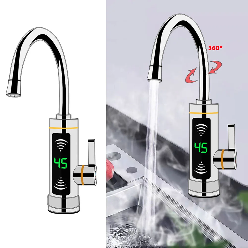 Stainless Steel Electric Water Heater Faucet Quick Heating Convenient Installation High Temperature Resistance!
Stainless Steel Electric Water Heater Faucet Quick Heating Convenient Installation High Temperature Resistance!
