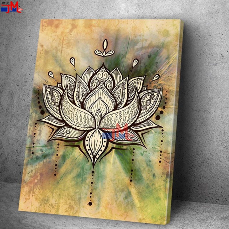 5d diy Diamond Painting Lotus Mandala Flower Diamond Embroidery Painting Full Square Round Picture Mosaic for Living Room Decor
5d diy Diamond Painting Lotus Mandala Flower Diamond Embroidery Painting Full Square Round Picture Mosaic for Living Room Decor
