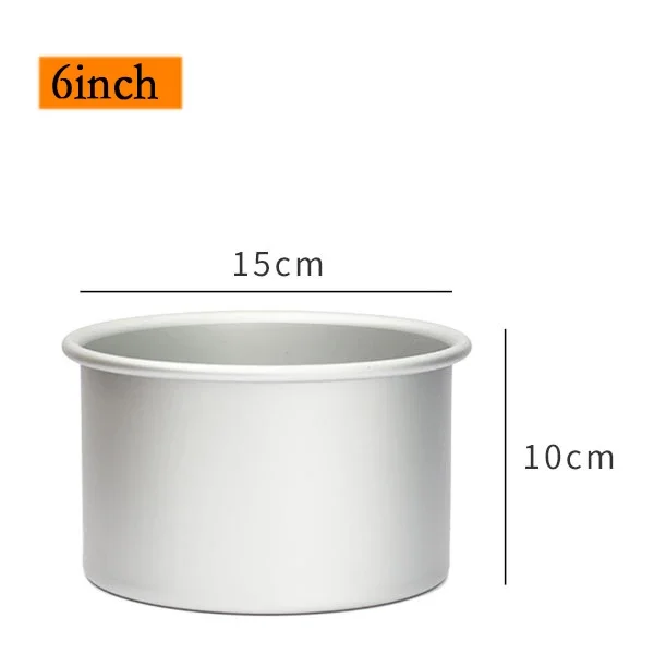 Цилиндрическая форма для торта из алюминия 6/8/10 дюймов
Цилиндрическая форма для торта из алюминия 6/8/10 дюймов
