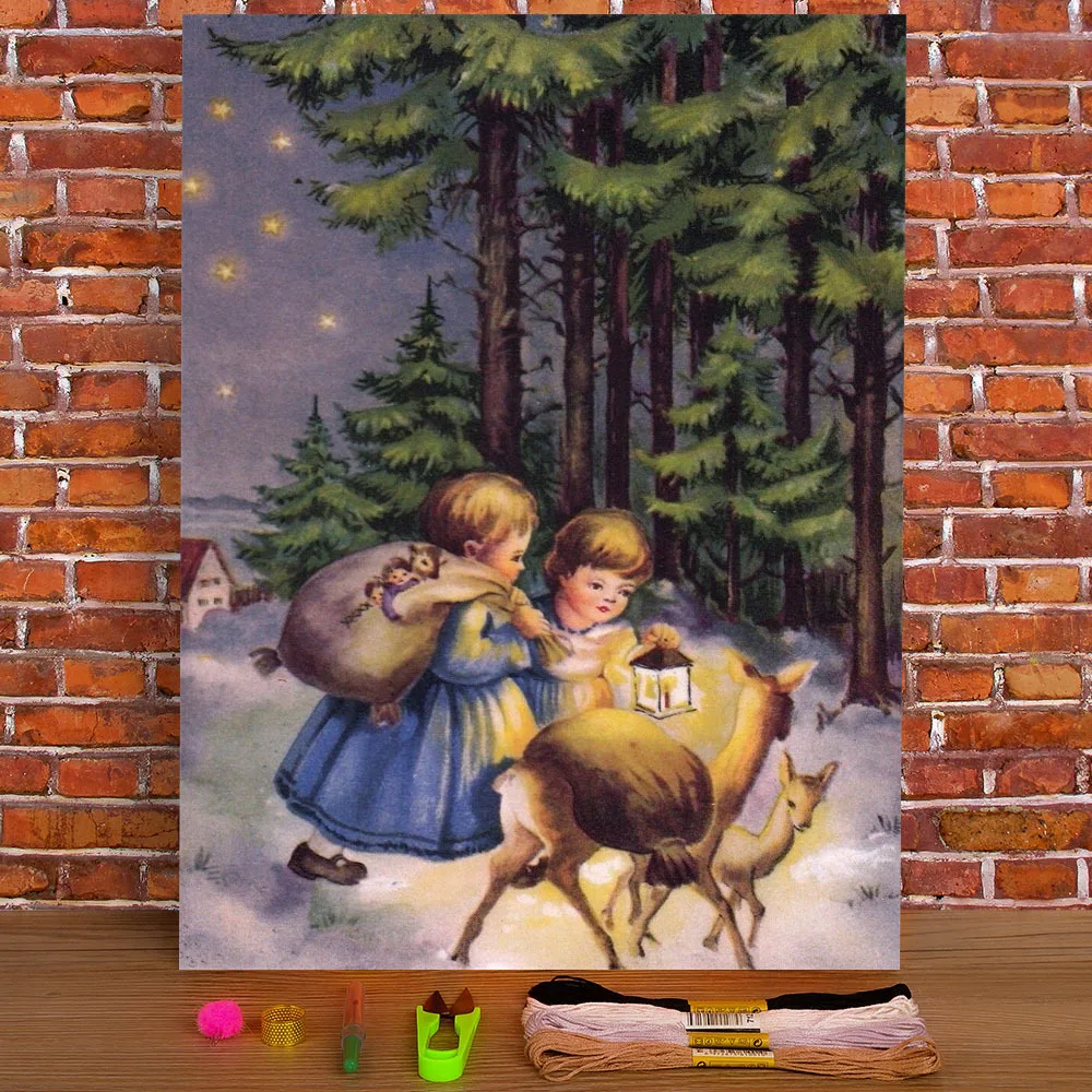 Christmas Elk Printed 11CT Cross Stitch Patterns Embroidery DMC Threads Sewing Handiwork Painting Craft Magic Jewelry
Christmas Elk Printed 11CT Cross Stitch Patterns Embroidery DMC Threads Sewing Handiwork Painting Craft Magic Jewelry