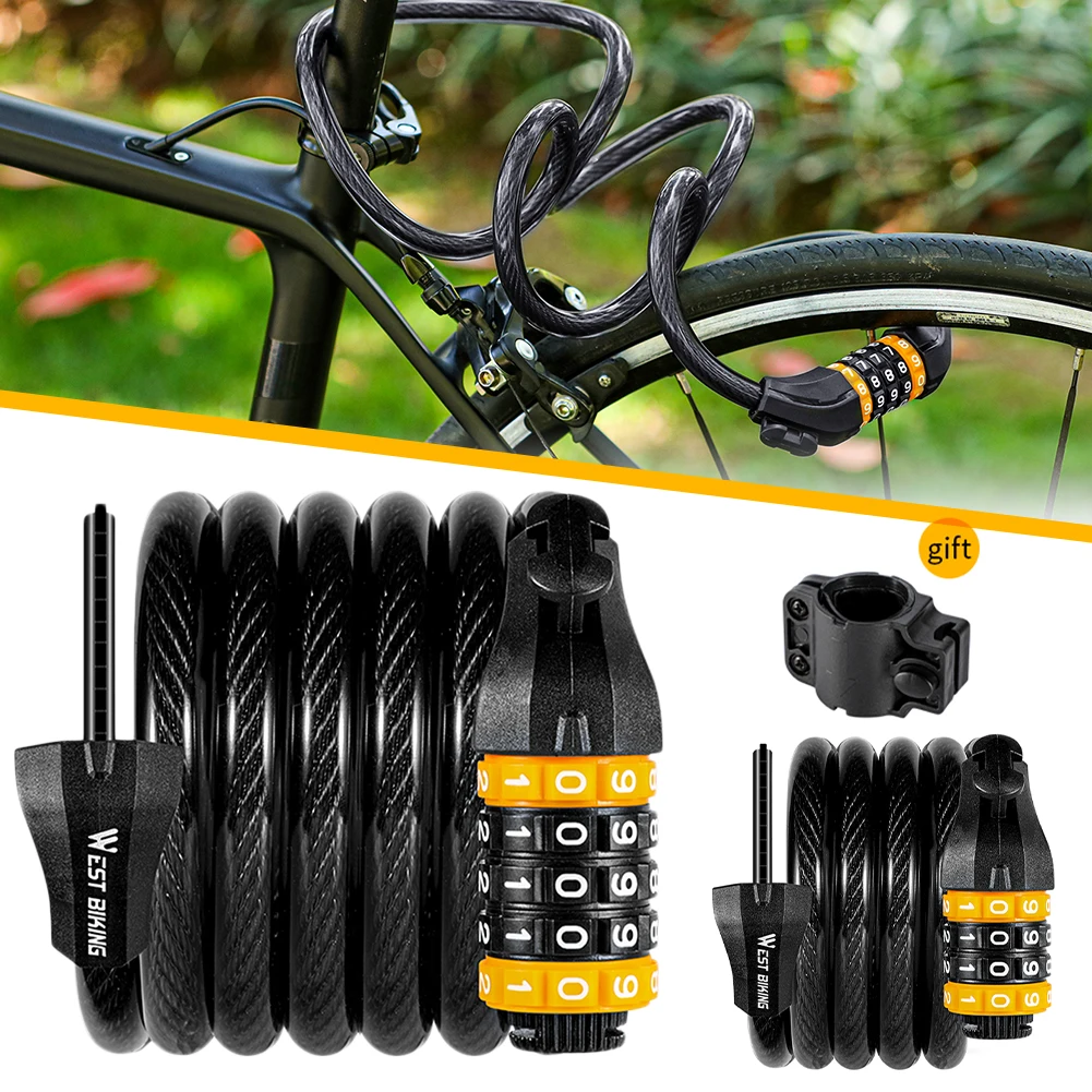 Bike Lock Cable Anti Theft Security Coiling Bicycle Lock Keyless Password Cable Lock MTB Road Bike Motorcycle Cycling Lock
Bike Lock Cable Anti Theft Security Coiling Bicycle Lock Keyless Password Cable Lock MTB Road Bike Motorcycle Cycling Lock