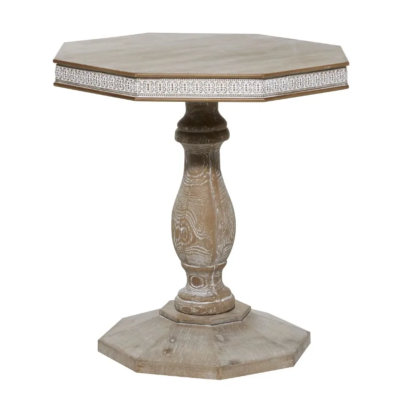 DecMode 28" x 30" Brown Wood Handmade Intricately Carved Floral Accent Table, 1-Piece
DecMode 28" x 30" Brown Wood Handmade Intricately Carved Floral Accent Table, 1-Piece