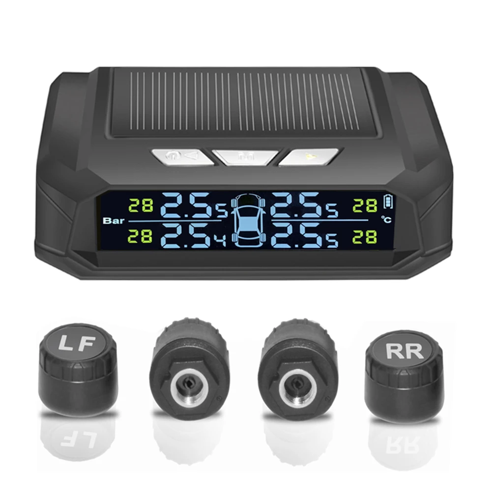 Sensors Alarm Auto Black Car High-efficiency Large-capacity Main Unit Monitoring Solar Tire Pressure Tyre Temp
Sensors Alarm Auto Black Car High-efficiency Large-capacity Main Unit Monitoring Solar Tire Pressure Tyre Temp