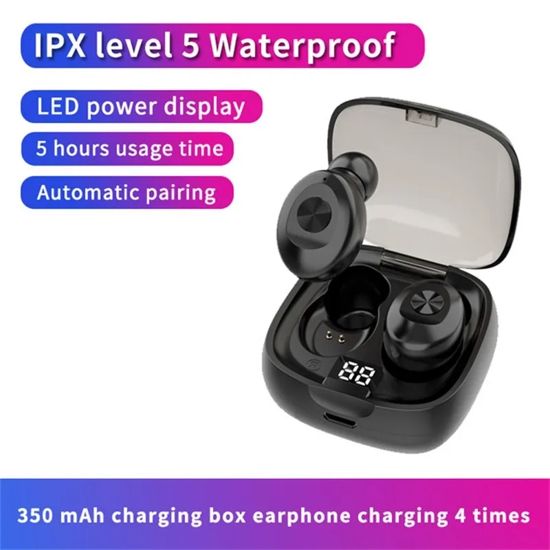 Digital Display XG-8 TWS Earphones Bluetooth 5.0 Wireless In-Ear Headset For Sport Low Latency Stereo Audio Hands-Free Calling
Digital Display XG-8 TWS Earphones Bluetooth 5.0 Wireless In-Ear Headset For Sport Low Latency Stereo Audio Hands-Free Calling