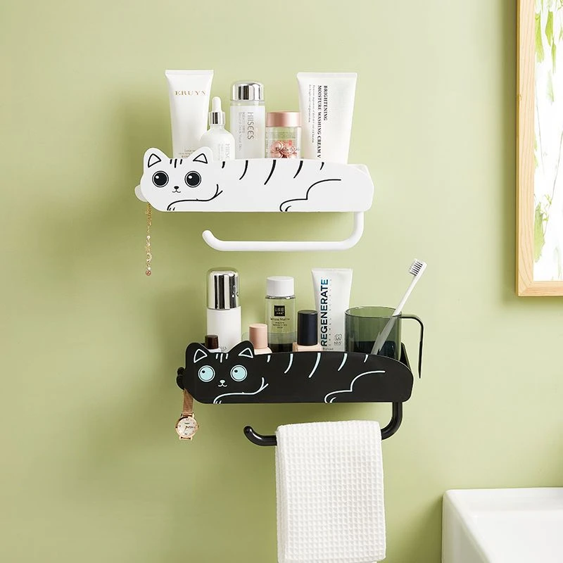 Bathroom Corner Shelf Wall Hanging Toilet Free Punching Toilet Creative Kitten Storage Rack Bathroom Organizer Wall Shelf
Bathroom Corner Shelf Wall Hanging Toilet Free Punching Toilet Creative Kitten Storage Rack Bathroom Organizer Wall Shelf