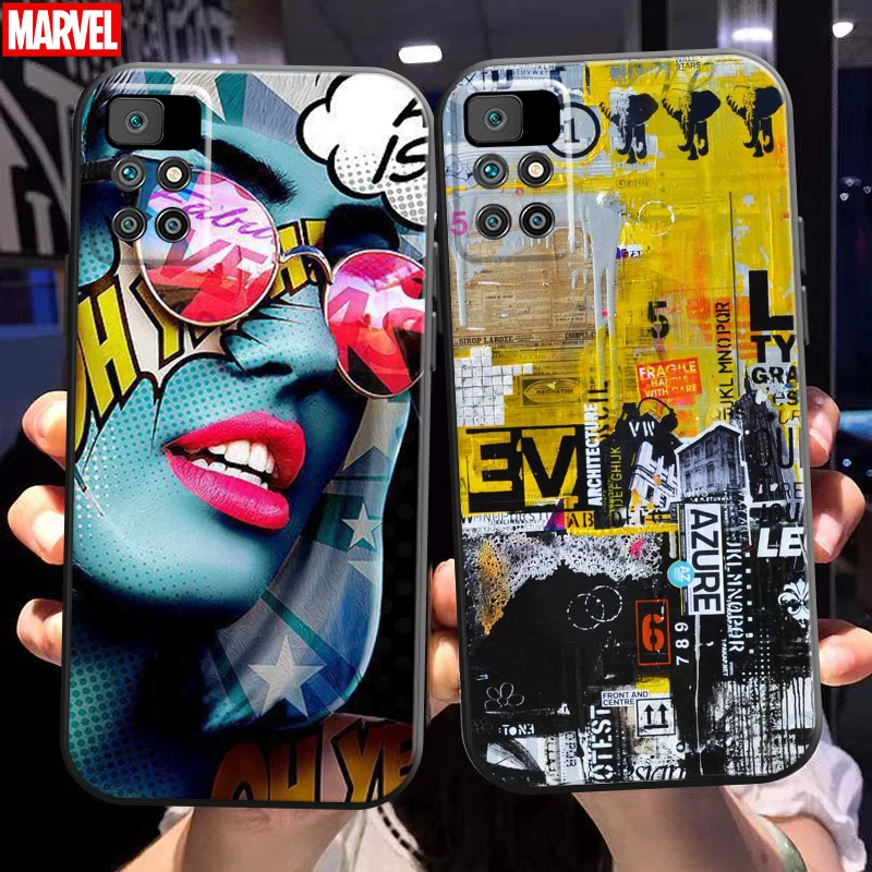 Street Graffiti Oil Painting Phone Case 6.5 Inch For Xiaomi Redmi 10 Soft Coque Silicone Cover Black Carcasa
Street Graffiti Oil Painting Phone Case 6.5 Inch For Xiaomi Redmi 10 Soft Coque Silicone Cover Black Carcasa