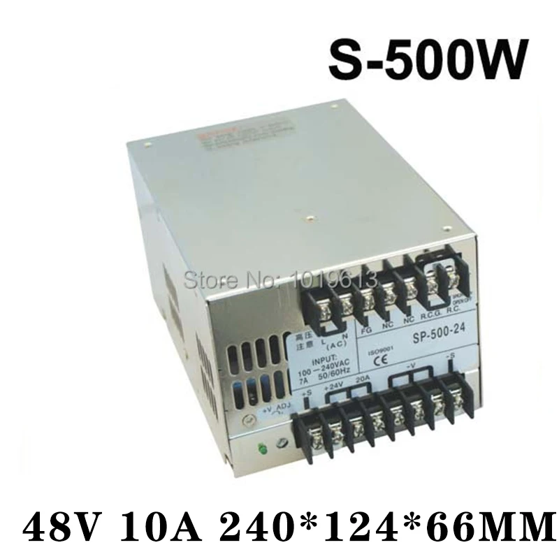 500W 48V 10A Small Volume Single Output Switching power supply for LED Strip light
500W 48V 10A Small Volume Single Output Switching power supply for LED Strip light