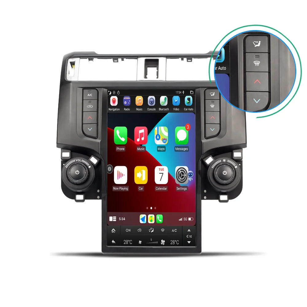 Автомобильный радиоприемник с сенсорным экраном android apple careplayFHD 13,6 дюймов T-style для Toyota 4runner 2007-2015 автомобильный Радиоуправляемый плеер
Автомобильный радиоприемник с сенсорным экраном android apple careplayFHD 13,6 дюймов T-style для Toyota 4runner 2007-2015 автомобильный Радиоуправляемый плеер