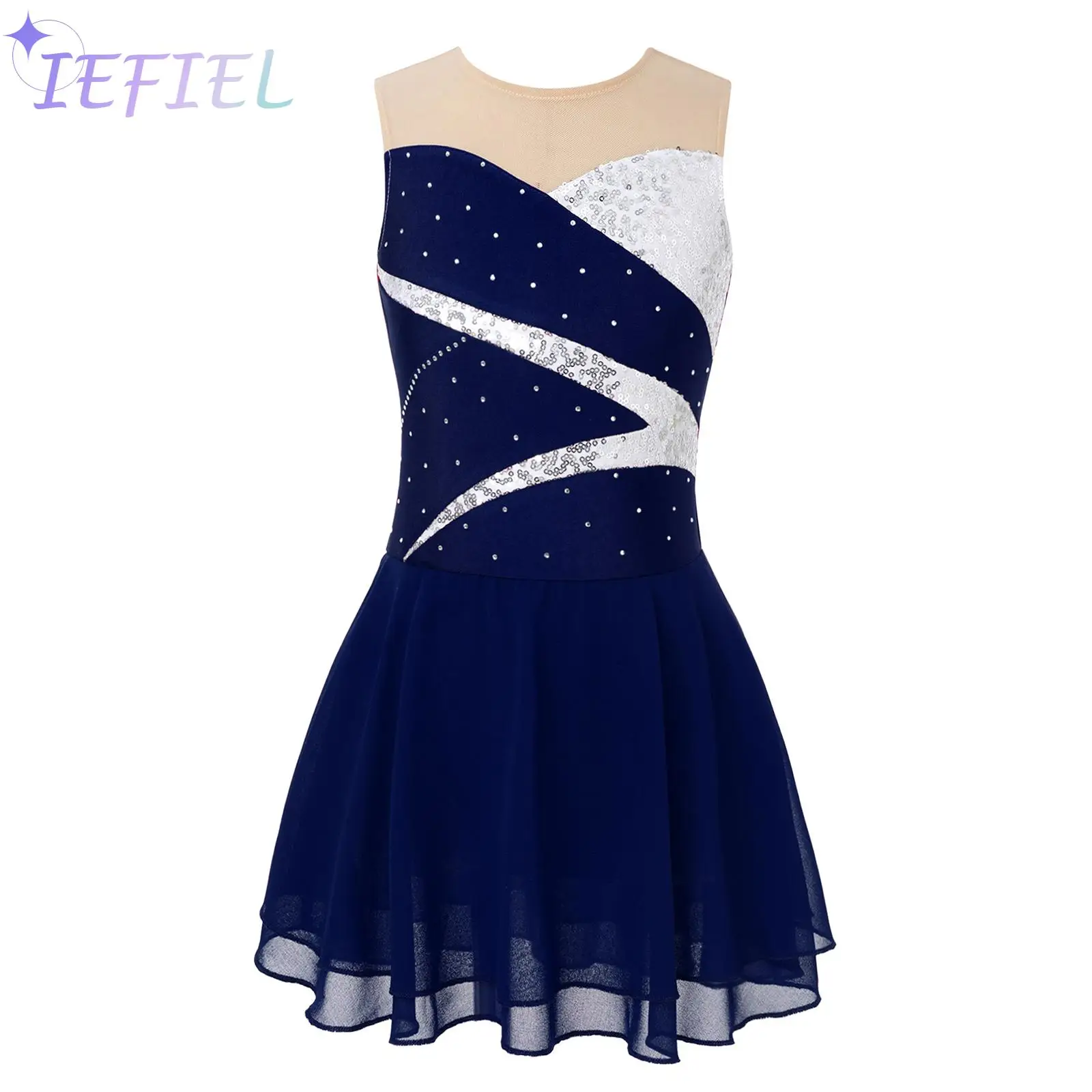 Figure Ice Skating Dress Child Girls Gymnastics Leotard Ballroom Ballet Dance Costume Training Performance Clothing
Figure Ice Skating Dress Child Girls Gymnastics Leotard Ballroom Ballet Dance Costume Training Performance Clothing