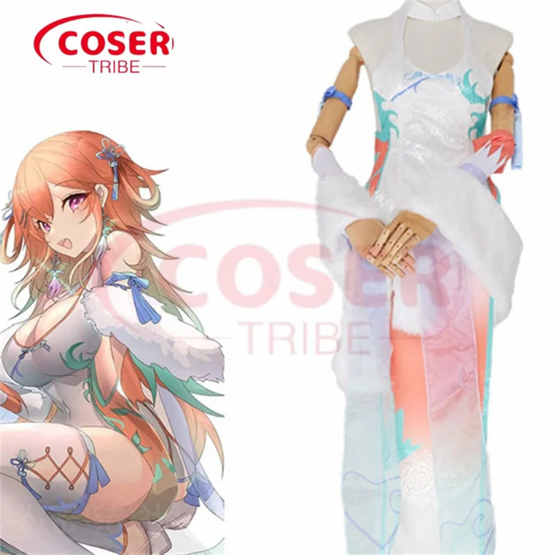 COSER TRIBE Anime Game NIJISANJ Kusotori cheongsam Carnival Role CosPlay Costume Complete Set
COSER TRIBE Anime Game NIJISANJ Kusotori cheongsam Carnival Role CosPlay Costume Complete Set