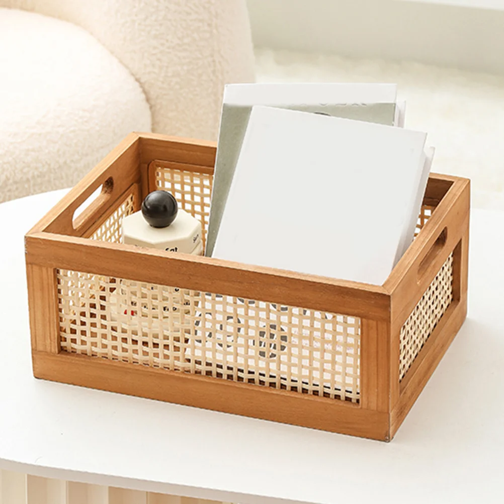 Handle Design Storage Holder Tabletop Storage Basket Sundry Container Retro Storage Basket Rattan Ratan
Handle Design Storage Holder Tabletop Storage Basket Sundry Container Retro Storage Basket Rattan Ratan