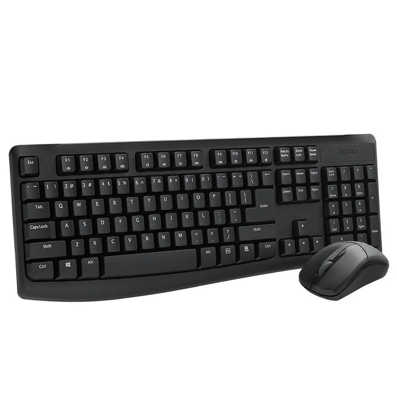 

Набор для беспроводной клавиатуры и мыши X1800PRO, большая полноразмерная клавиатура и мышь с клавишами ввода и аккумуляторами в комплекте, продажа оригинальной фабрики