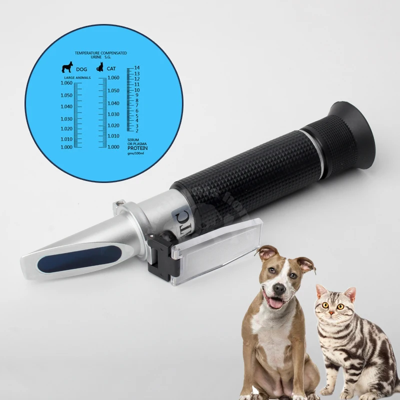 Cat Dog Urine Hydrometer Urine Specific Gravity Refractometer Protein Urea Hemoglobin Tester Veterinary Equipment
Cat Dog Urine Hydrometer Urine Specific Gravity Refractometer Protein Urea Hemoglobin Tester Veterinary Equipment