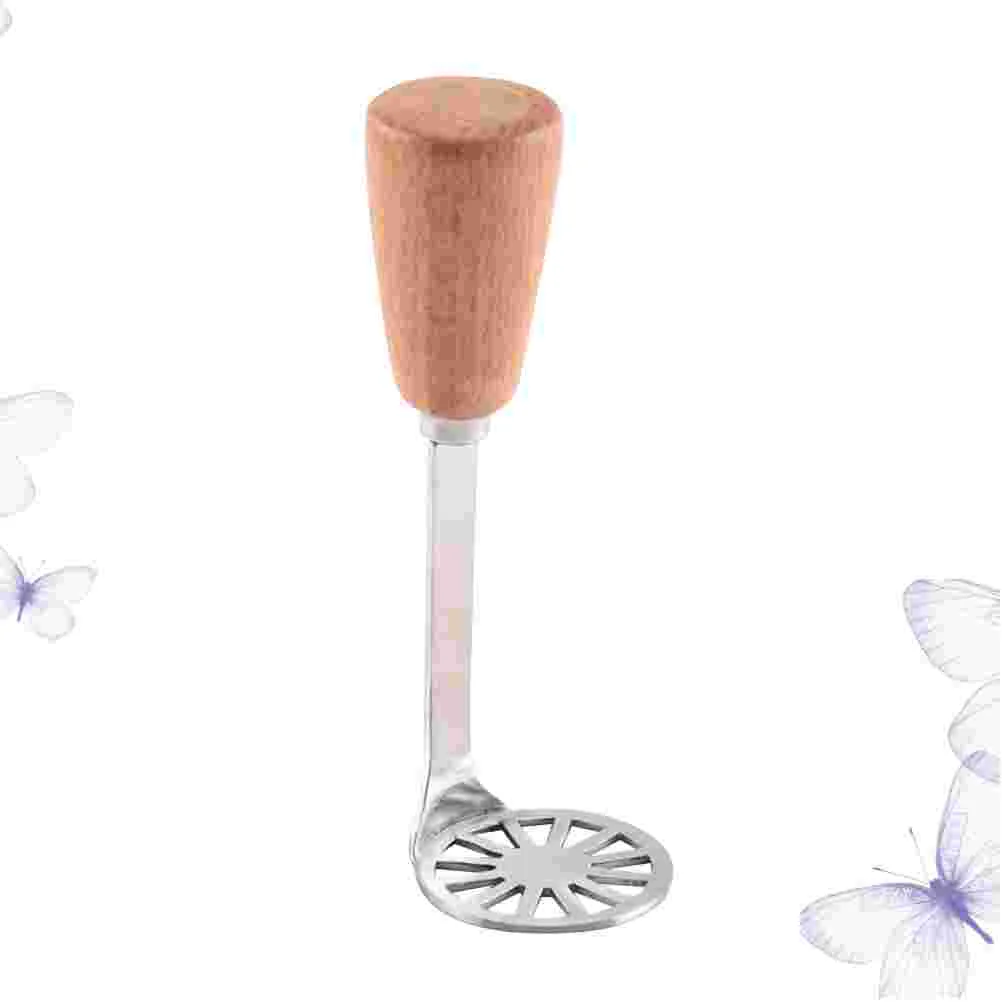 Garlic Press Potato Masher Fruit Press Vegetable Masher Potato Ricer Babyfood Wooden Handle Potato Pressure Mud Accessories 
Garlic Press Potato Masher Fruit Press Vegetable Masher Potato Ricer Babyfood Wooden Handle Potato Pressure Mud Accessories