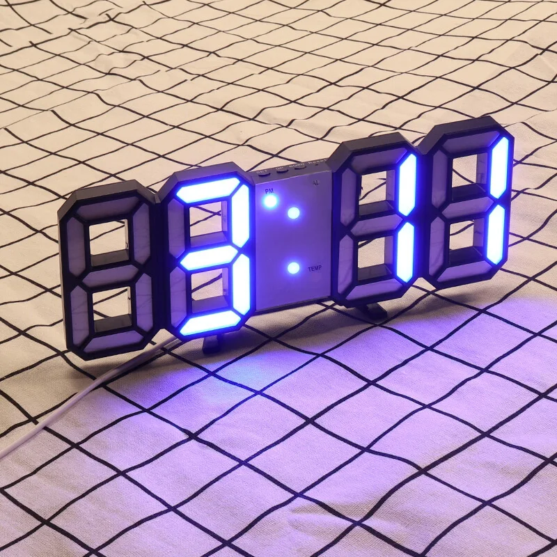 3D Large LED Digital Wall Clock Home Living Room Decoration Date Time Electronic Display Table Alarm Clock Wall Gift Home Decor
3D Large LED Digital Wall Clock Home Living Room Decoration Date Time Electronic Display Table Alarm Clock Wall Gift Home Decor