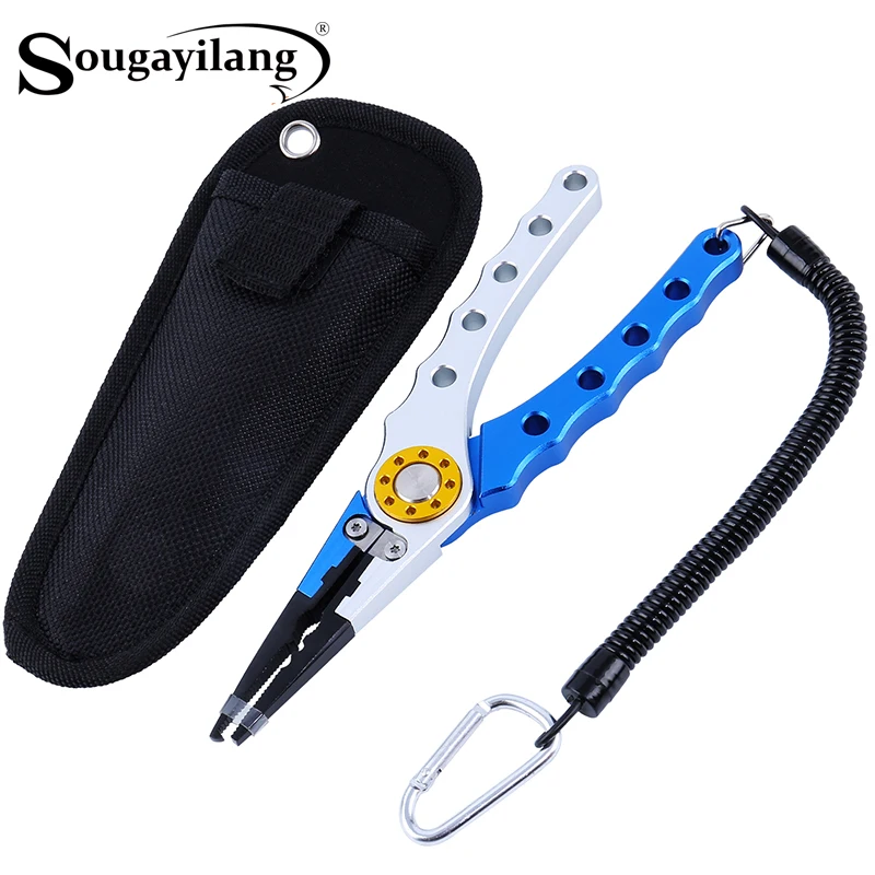 Sougayilang Fishing Pliers Fishing Tools Line Stainless Steel Lure Cutter Hook Aluminum Multifunctional Fishing Equipment
Sougayilang Fishing Pliers Fishing Tools Line Stainless Steel Lure Cutter Hook Aluminum Multifunctional Fishing Equipment