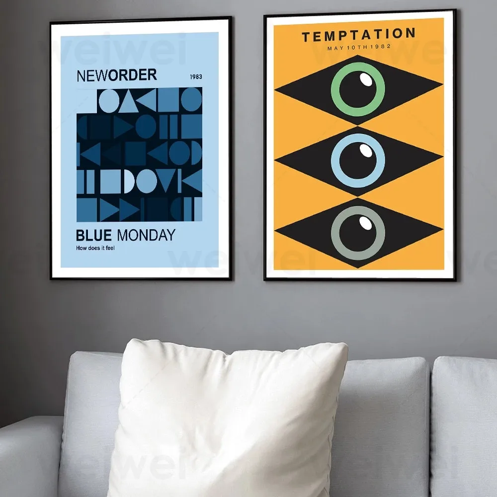 Temptation Band Poster Blue Monday Music Canvas Painting Abstract Art Print Band Vintage Wall Picture for Living Room Home Decor
Temptation Band Poster Blue Monday Music Canvas Painting Abstract Art Print Band Vintage Wall Picture for Living Room Home Decor