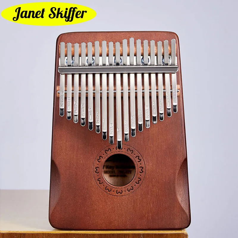 Upgraded Handguard Kalimba Thumb Piano 17 Tones Keyboard Instrumento Mahogany Wood Body Bull Kalimba Music Box Birthday Gifts
Upgraded Handguard Kalimba Thumb Piano 17 Tones Keyboard Instrumento Mahogany Wood Body Bull Kalimba Music Box Birthday Gifts