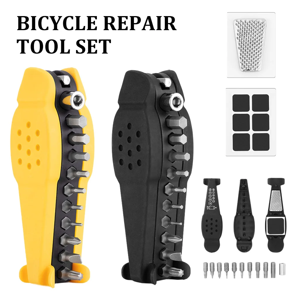 15-In-1 Bicycle Portable Screw Tool Bike Tire Repair Tools Bicycle Daily Maintenance Combination Multifunctional Repair Tool
15-In-1 Bicycle Portable Screw Tool Bike Tire Repair Tools Bicycle Daily Maintenance Combination Multifunctional Repair Tool