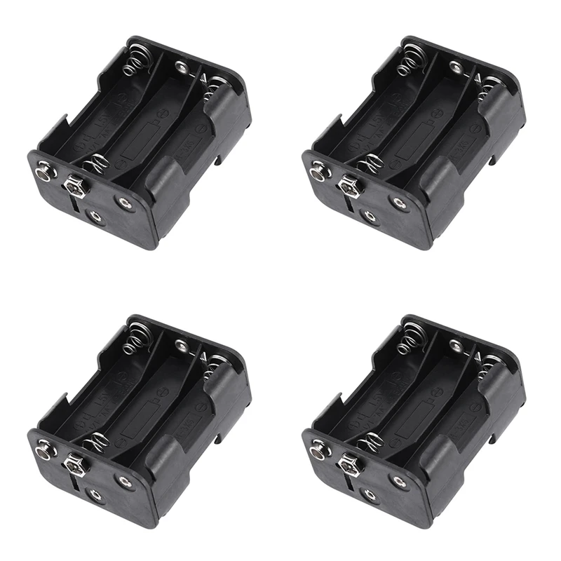 4X Double Side Spring 6 X 1.5 V AA Battery Holder Case Box Black
4X Double Side Spring 6 X 1.5 V AA Battery Holder Case Box Black