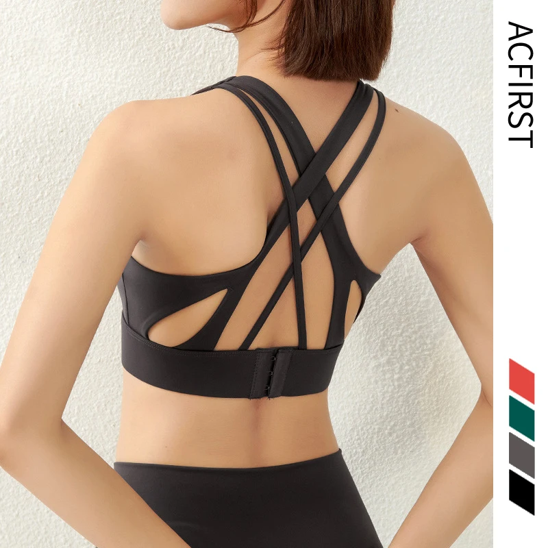 AcFirst Women Bras Breathable Sexy Cross Back Tops Anti-sweat Shockproof Padded Sports Bra Yoga Athletic Running Fitness Workout
AcFirst Women Bras Breathable Sexy Cross Back Tops Anti-sweat Shockproof Padded Sports Bra Yoga Athletic Running Fitness Workout