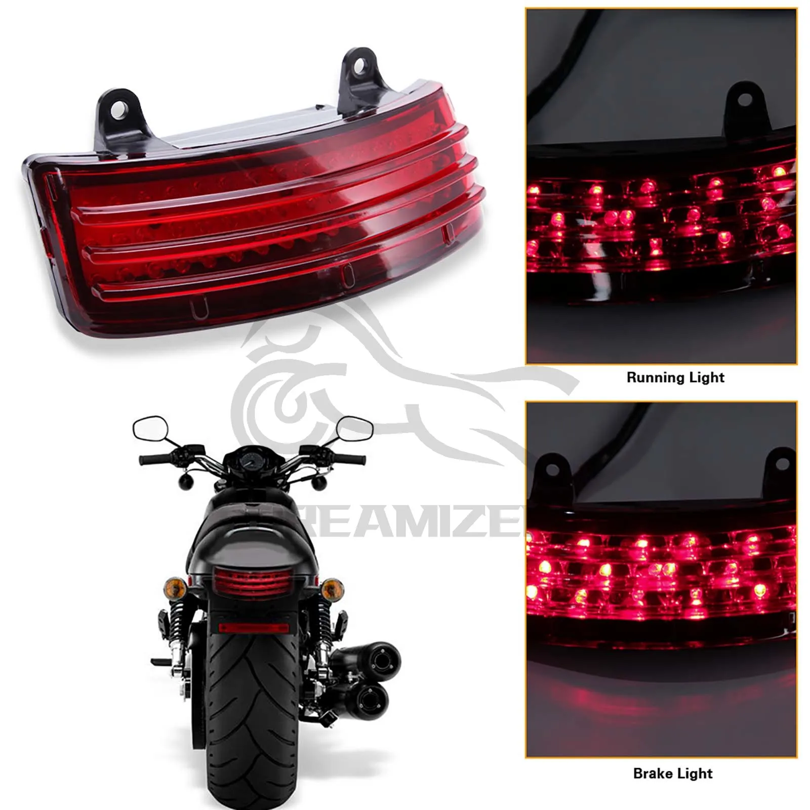 Motorcycle LED Tri-Bar Rear Tail Brake Running Stop Turn Signal Light Lamp For Harley Street Glide Road Glide Accessories
Motorcycle LED Tri-Bar Rear Tail Brake Running Stop Turn Signal Light Lamp For Harley Street Glide Road Glide Accessories