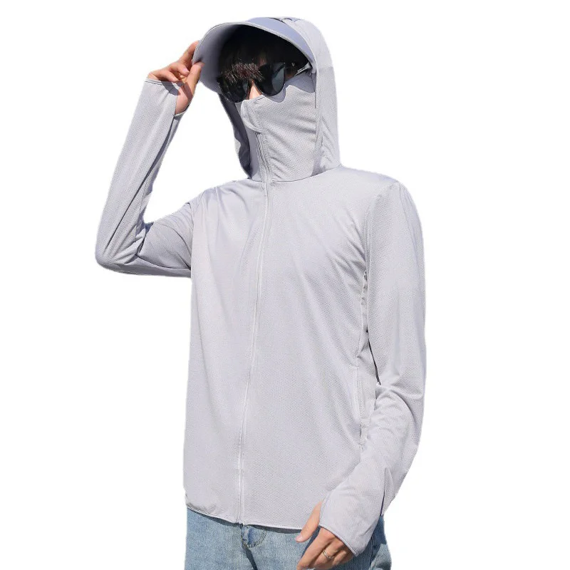 New Thin Breathable Outdoor UPF 50+ Men's Long Sleeve Sun Protection T-shirt Outdoor Fishing Hoodie Ice Silk Sunscreen Clothes
New Thin Breathable Outdoor UPF 50+ Men's Long Sleeve Sun Protection T-shirt Outdoor Fishing Hoodie Ice Silk Sunscreen Clothes