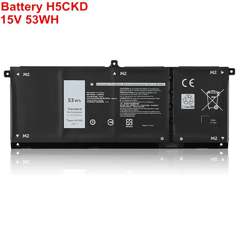 15V 53Wh Original H5CKD Laptop Battery Notebook For Dell Inspiron 5300 5400 7300 7500 2-in-1 Latitude 3410 3510 Vostro 5300
15V 53Wh Original H5CKD Laptop Battery Notebook For Dell Inspiron 5300 5400 7300 7500 2-in-1 Latitude 3410 3510 Vostro 5300
