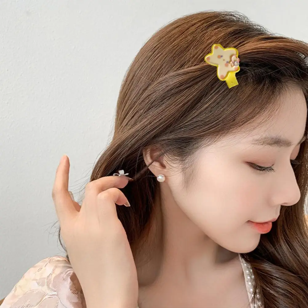 Sweet Star Hair Clip Charming Yellow Star Hair Clips Cute Cartoon Mini Non-slip Hairstyle Decorations for Women Girls Pentagram
Sweet Star Hair Clip Charming Yellow Star Hair Clips Cute Cartoon Mini Non-slip Hairstyle Decorations for Women Girls Pentagram