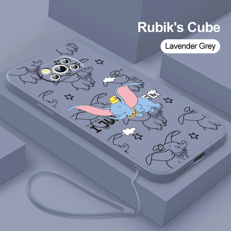 Dumbo Baby Cute Liquid Rope Phone Case For Xiaomi Mi Poco X4 X3 NFC F4 F3 GT M5 M5s M4 M3 Pro C40 C3 5G Cover Shell Coque Capa
Dumbo Baby Cute Liquid Rope Phone Case For Xiaomi Mi Poco X4 X3 NFC F4 F3 GT M5 M5s M4 M3 Pro C40 C3 5G Cover Shell Coque Capa