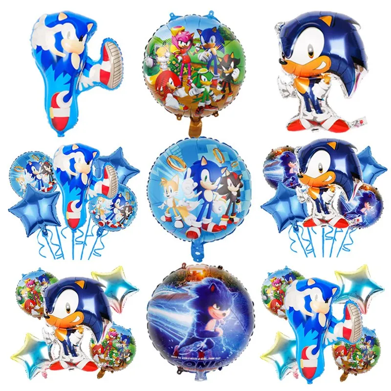 1Set Hedgehog Sonic Foil Balloon Kid Birthday Party Decoration Baby Shower Inflatable Helium Globos Holiday Party Event Supplies
1Set Hedgehog Sonic Foil Balloon Kid Birthday Party Decoration Baby Shower Inflatable Helium Globos Holiday Party Event Supplies