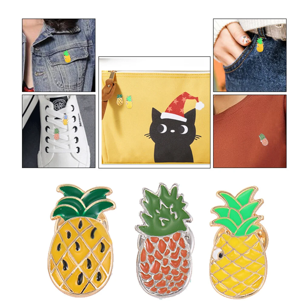 5pcs Lovely Originality Fashion Fruits Brooch Summer Style Small Fresh Oil Dripping Pineapple Brooch Random Style
5pcs Lovely Originality Fashion Fruits Brooch Summer Style Small Fresh Oil Dripping Pineapple Brooch Random Style
